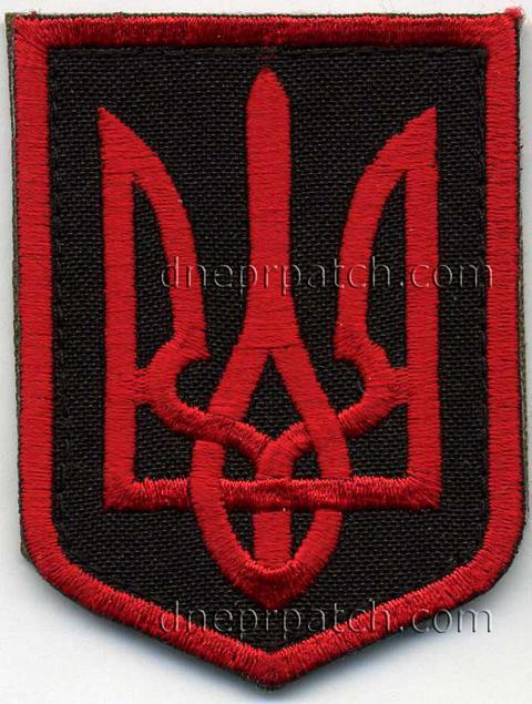 Нашивка Герб України  (червоний)