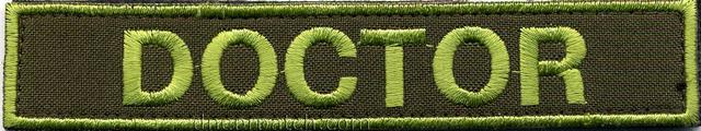 Нагрудная нашивка Doctor
