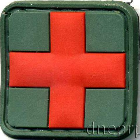PVC Нашивка медичний крест
